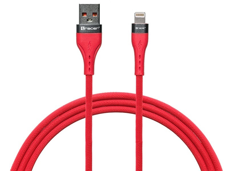Tracer kaabel Cable USB A-Lightning 1m punane