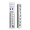 Qoltec pikendusjuhe Power strip 6 sockets, 1.8m