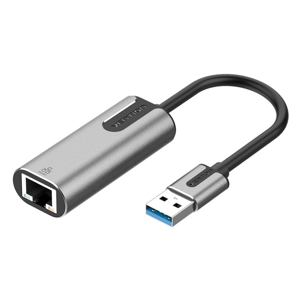 Vention USB 3.0-A to Gigabit Ethernet adapter hall 0.15M Aluminum Alloy Type