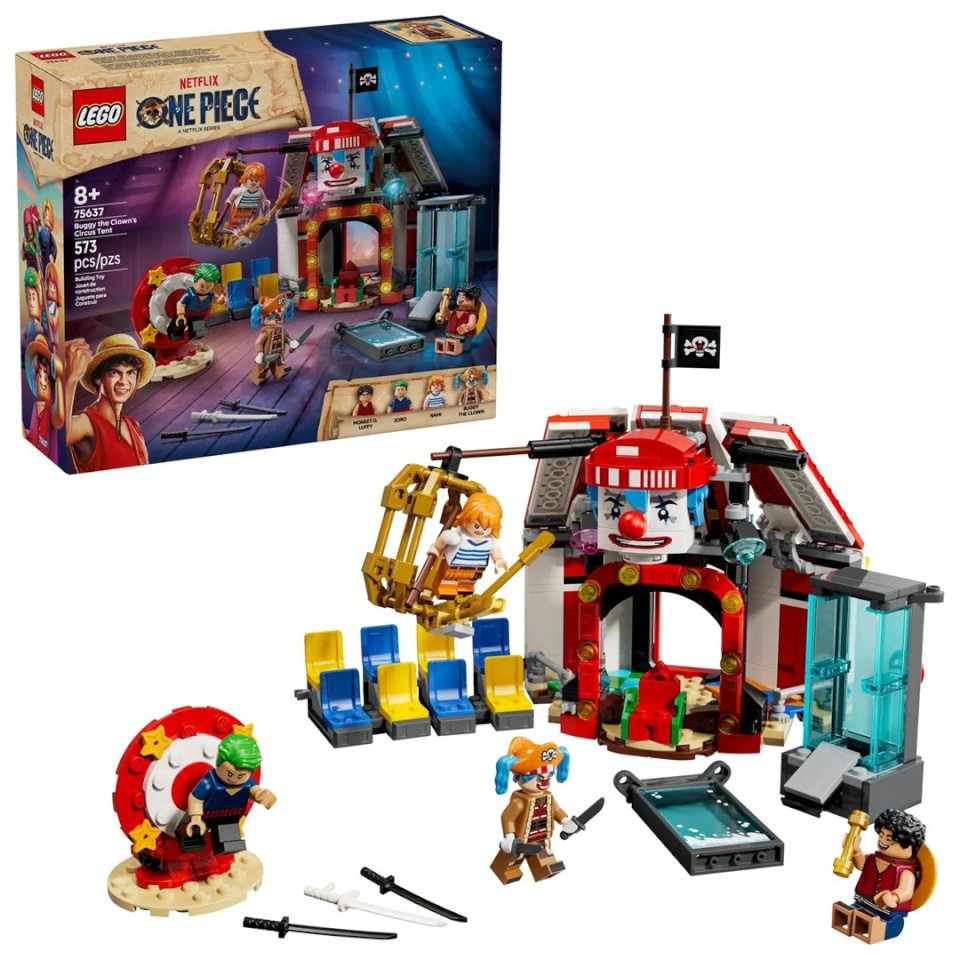 Lego klotsid ONE PIECE 75637 Buggy the Clown's Circus Tent