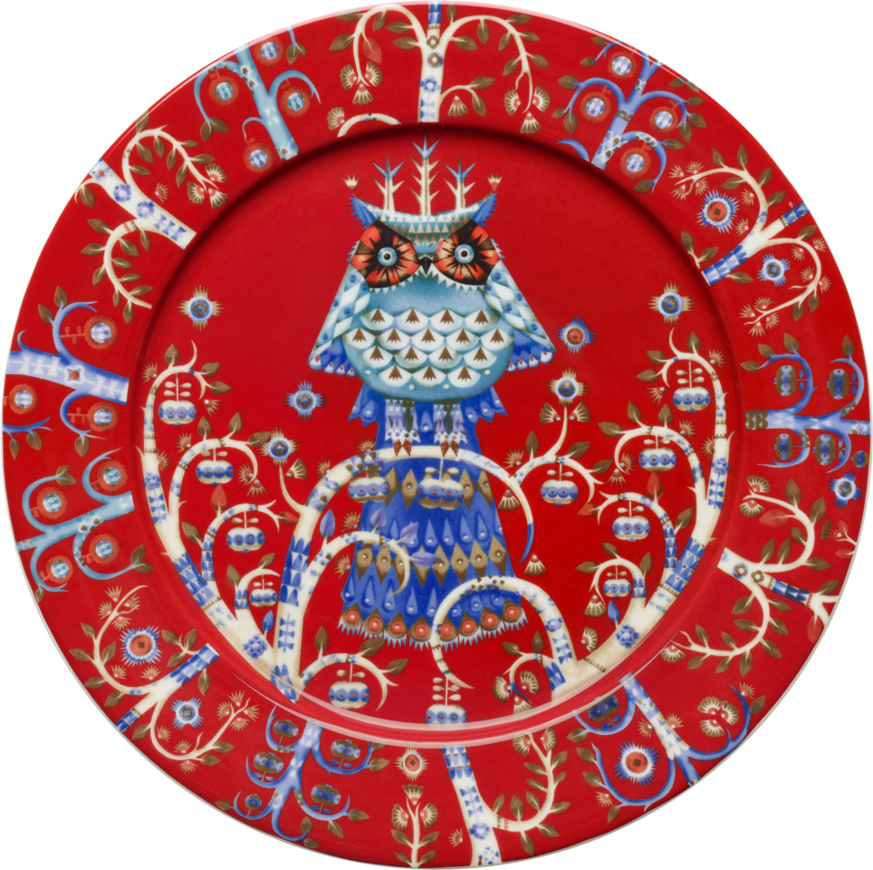Iittala taldrik Taika, punane, 27 cm