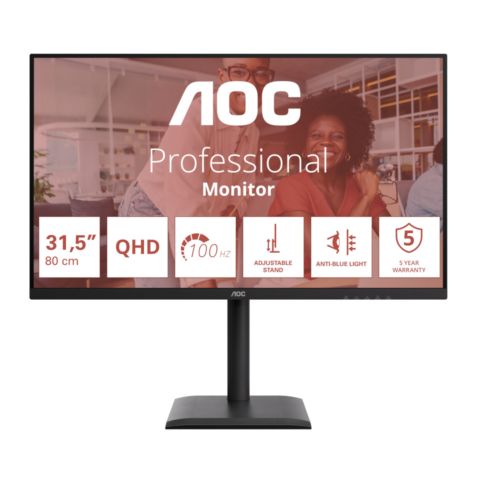 AOC monitor 81,3cm (31,5") Q32E4U 16:09 2xHDMI+DP+USB IPS must