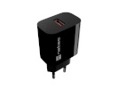 Natec Ribera USB Charger 1X USB-A 18W, must