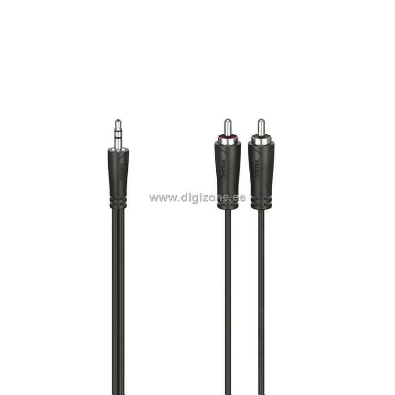 Hama helikaabel Kaabel 3,5mm- 2 RCA, 1,5m