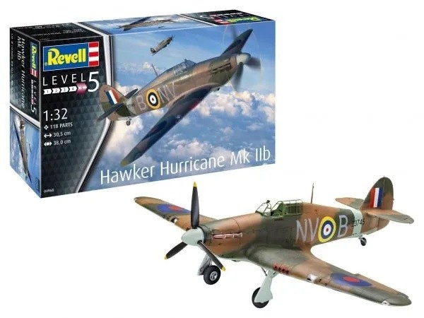 Revell mudel Plane Hawker Hurricane MK IIB 1/32