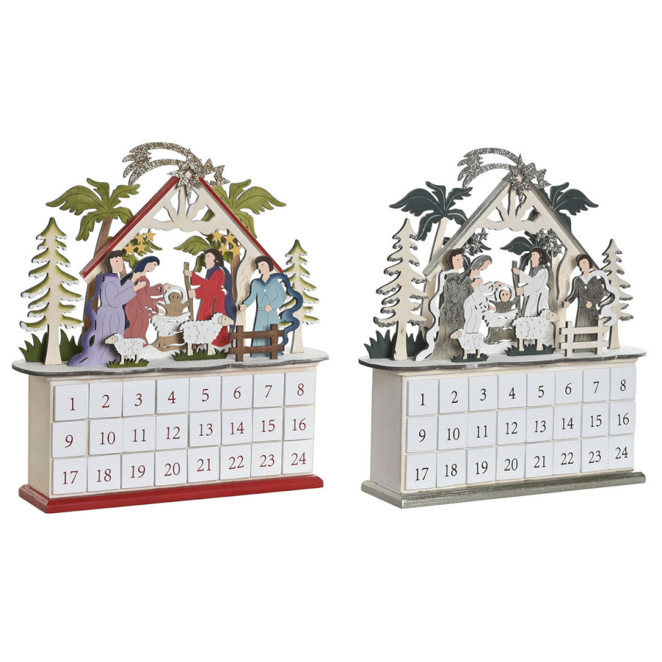 Dkd Home Decor advendikalender DKD Home Decor Puit 34 x 8,5 x 36,5 cm (2 Ühikut)