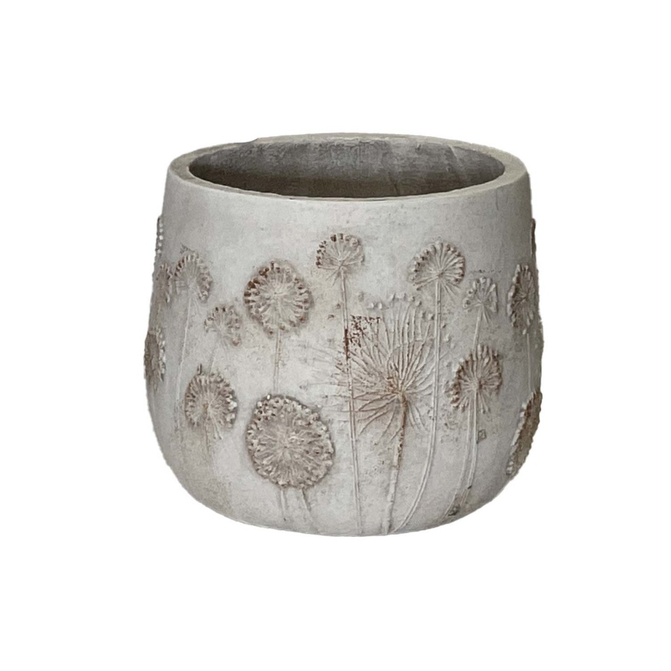 H4Y lillepott SUNNY FLORE D23.5xH21cm, valge