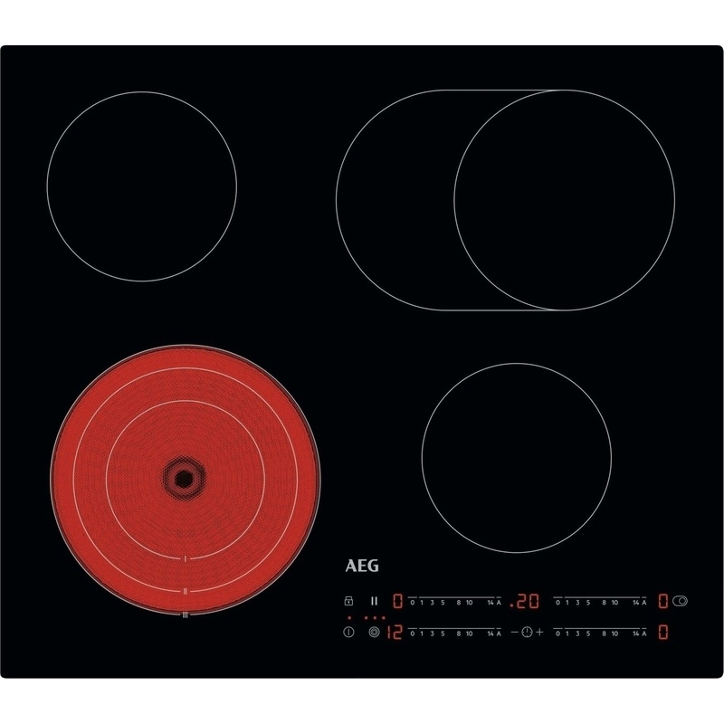 AEG integreeritav pliidiplaat TO64RA07CB Series 3000 Ceramic Hob, must