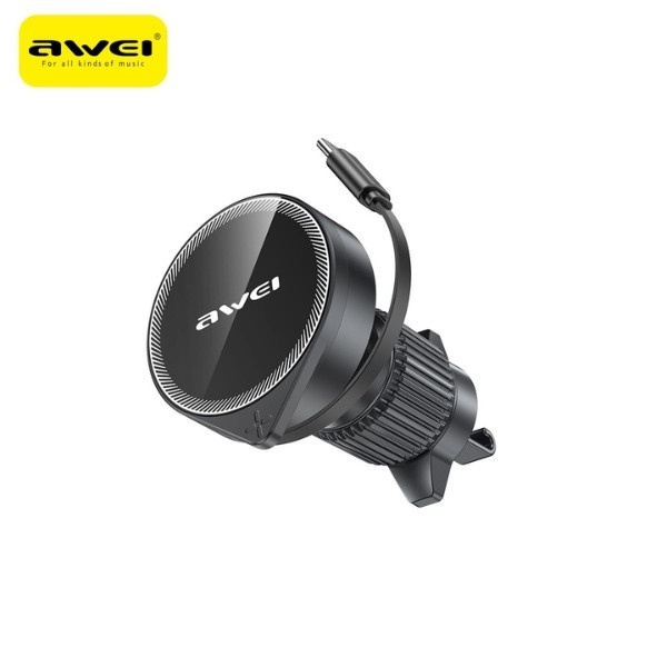 AWEI autohoidja Car Holder MagSafe X73 air vent must