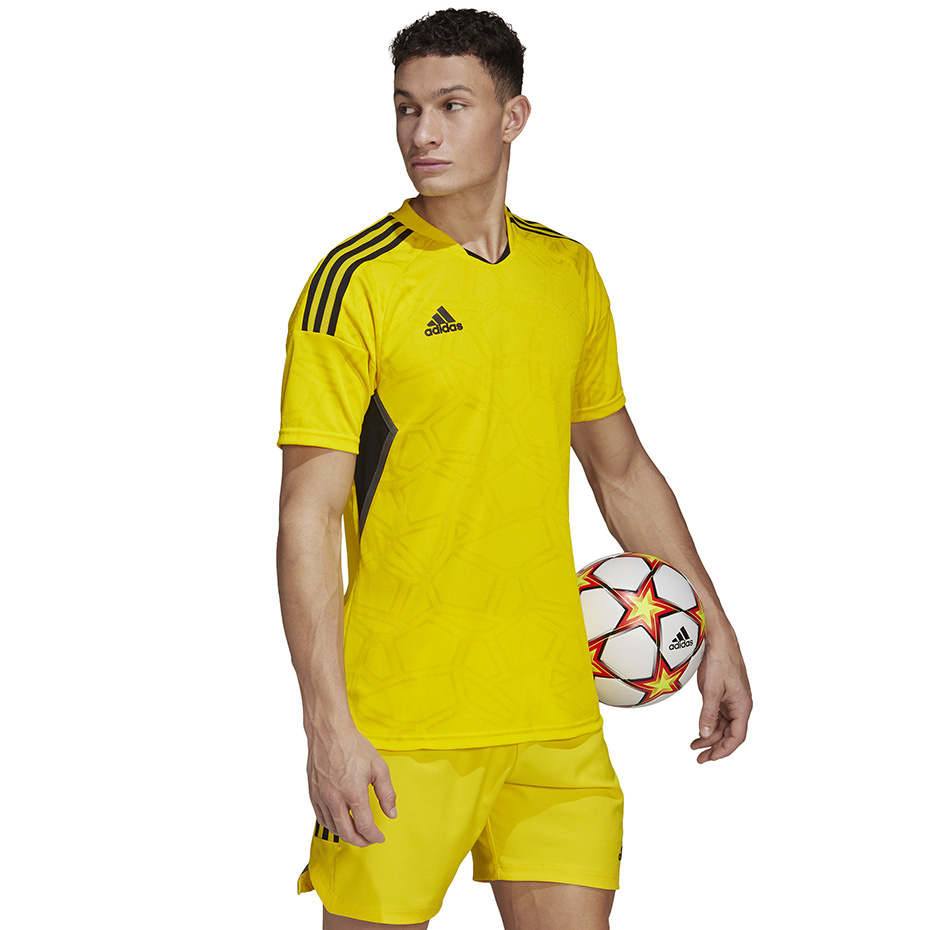 Adidas Teamwear T-särk meestele Condivo 22 Match Day Jersey kollane HA3518 suurus XL