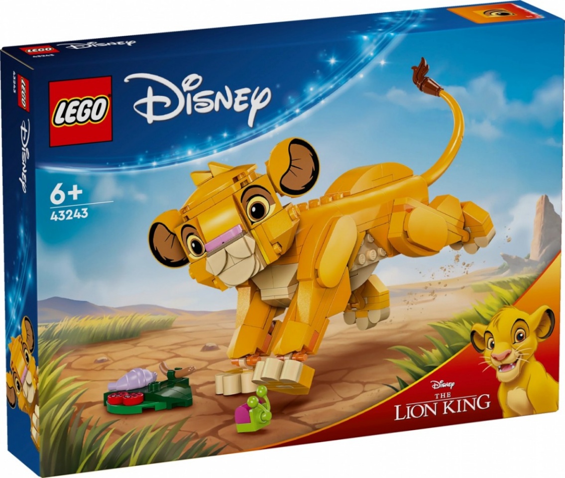 LEGO klotsid 43243 Disney Classic Simba, das Löwenjunge des Königs