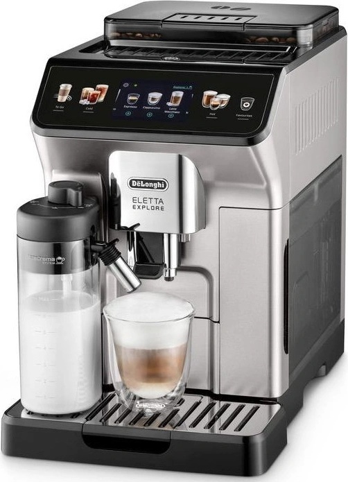 DeLonghi espressomasin Eletta Explore ECAM450.55.S, hõbedane
