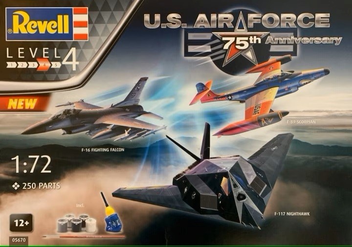 Revell mudel Planes US Air Force 75TH 1/72