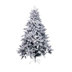 BGB Christmas Jõulupuu valge roheline PVC Metall Polüetüleen Lumine 210 cm
