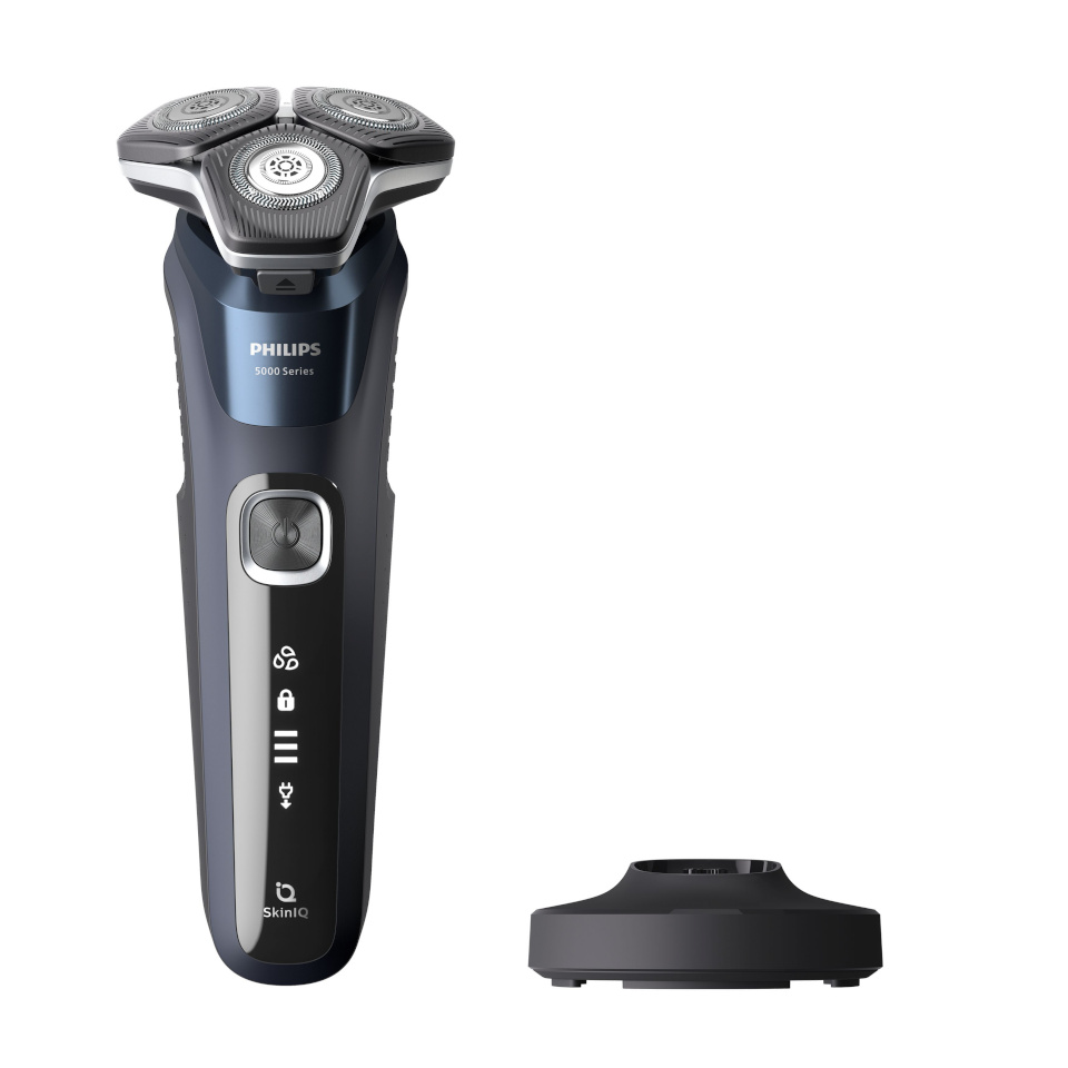 Philips pardel S5885/25 Series 5000 Wet & Dry Electric Shaver, tumesinine