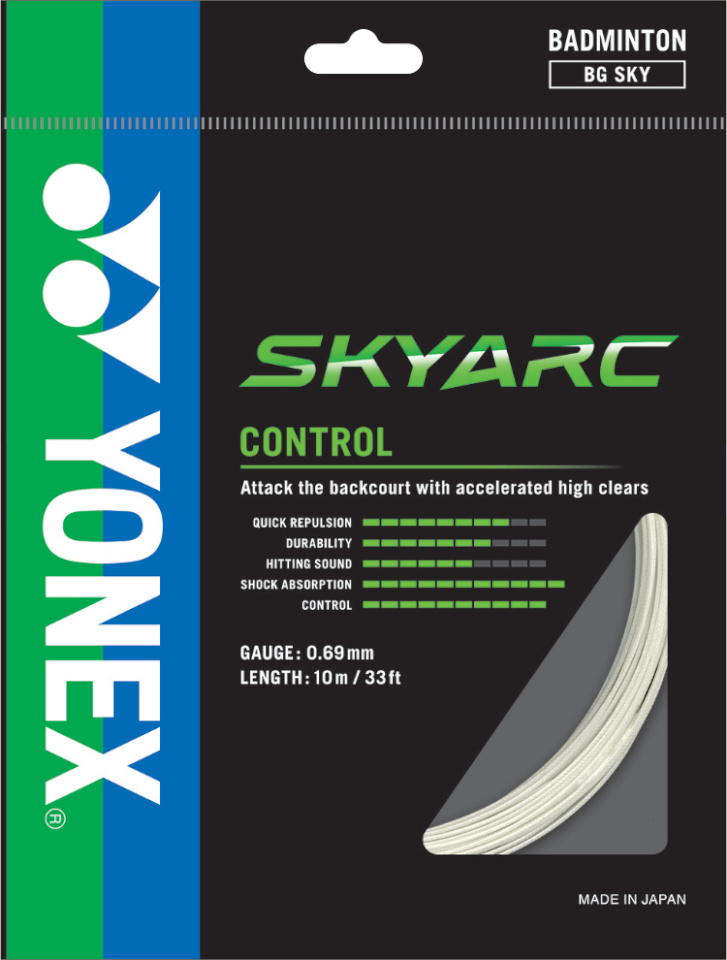 Yonex Skyarc keel, 10 m