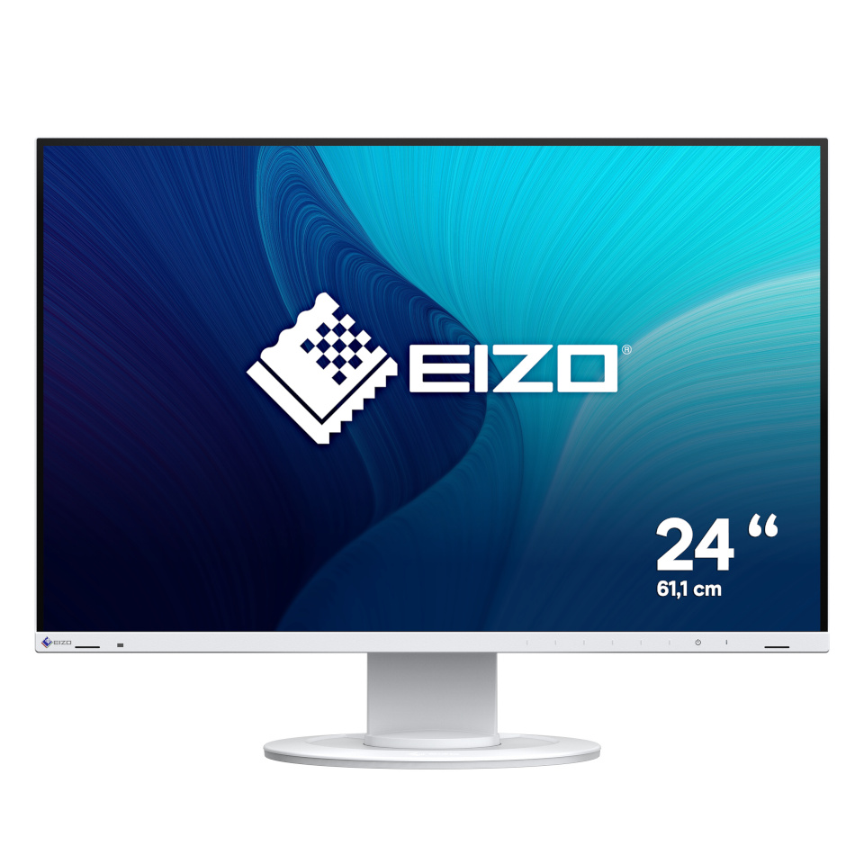 EIZO monitor 61.4cm (24.1") EV2410R-WT 16:10 DVI+HDMI+DP+USB valge