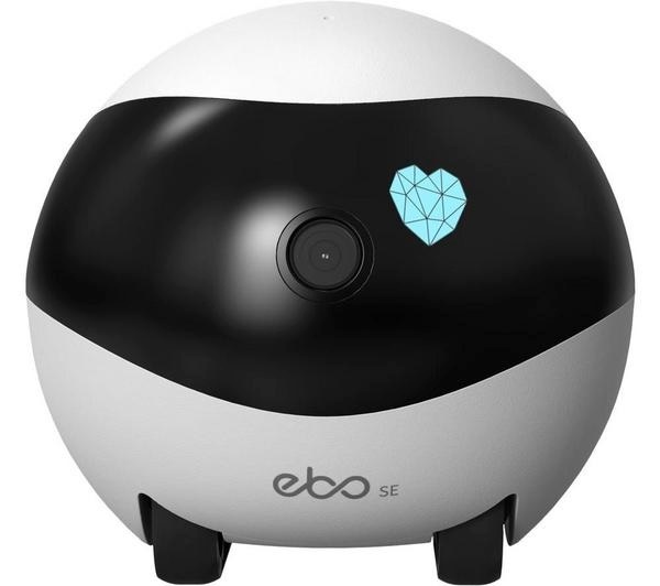 Ebo turvakaamera EBO SE Family Robot IP Camera, 16GB external memory, support 256GB at maximum, valge