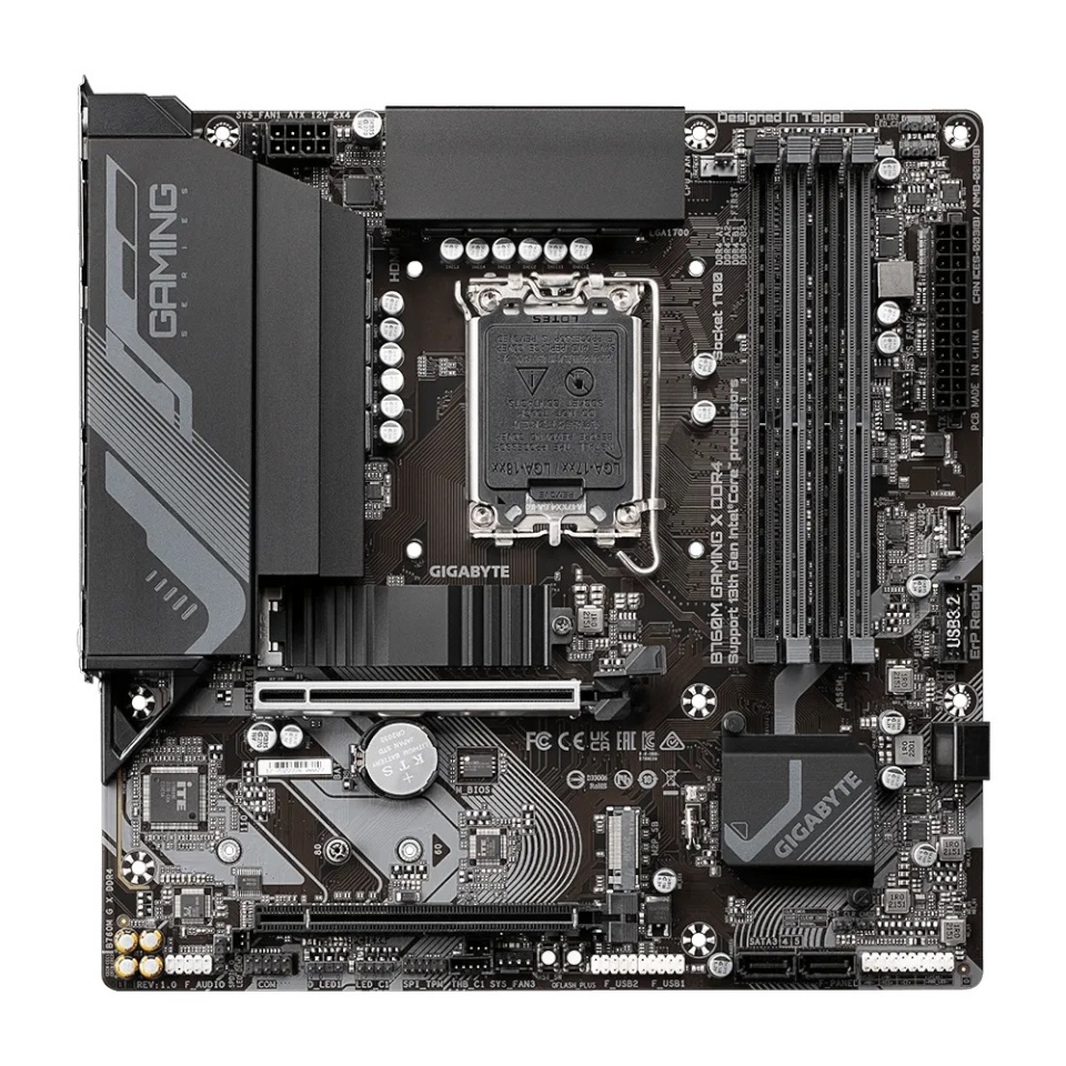 Gigabyte emaplaat B760M GAMING X, Intel, LGA1700, DDR4, mATX