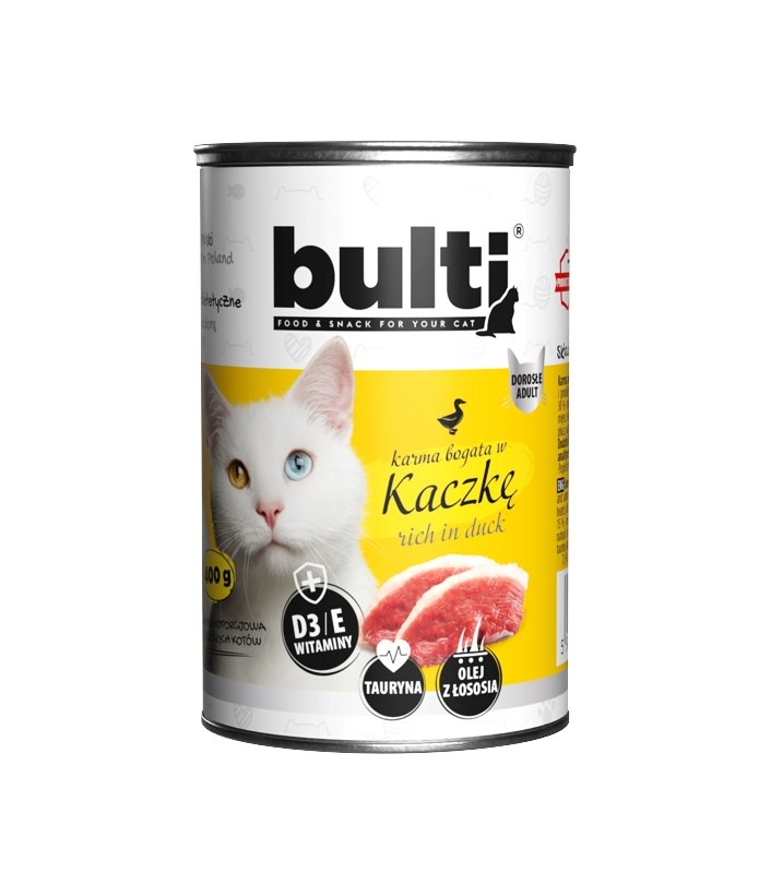Bult kassitoit Rich in Duck, 400g