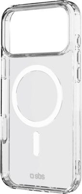 SBS kaitsekest Light Mag Cover iPhone 17 Pro Max Transparent, läbipaistev