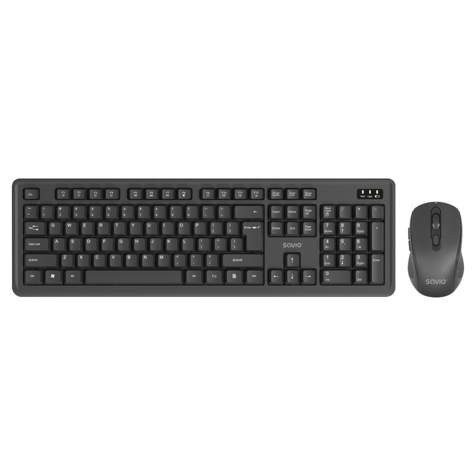 Savio klaviatuur Keyboard and Mouse Set SAVIO -03 Wireless