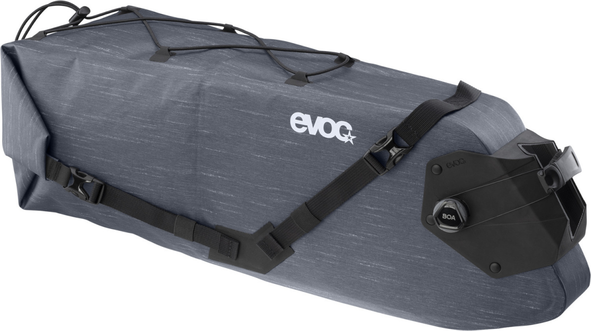 Evoc rattakott sadulale Seat Bag Boa, hall, 12 liitrit