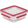 Emsa Clip&Close Glass Food Container 0,8 L punane