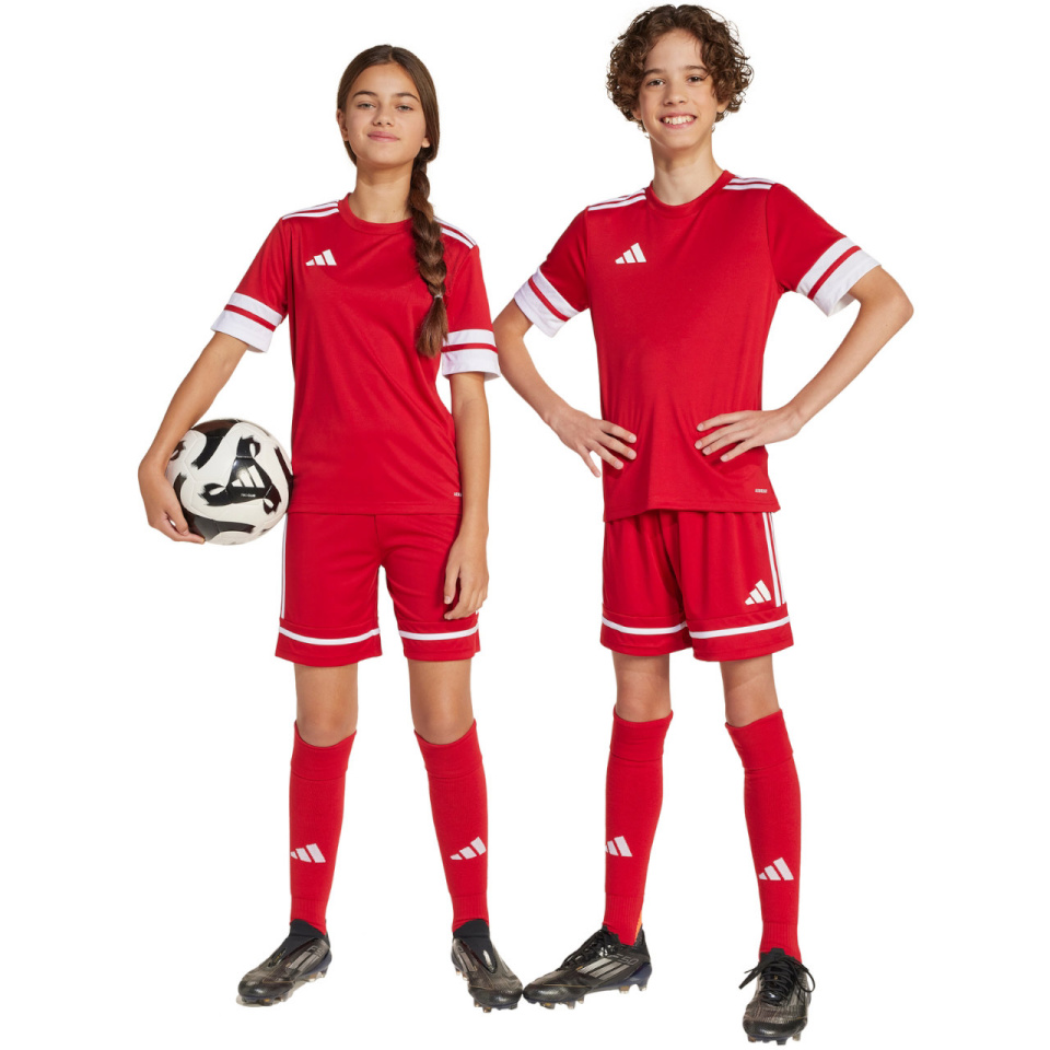 Lühikesed püksid Kids Adidas Squadra 25 punane JN5456 140