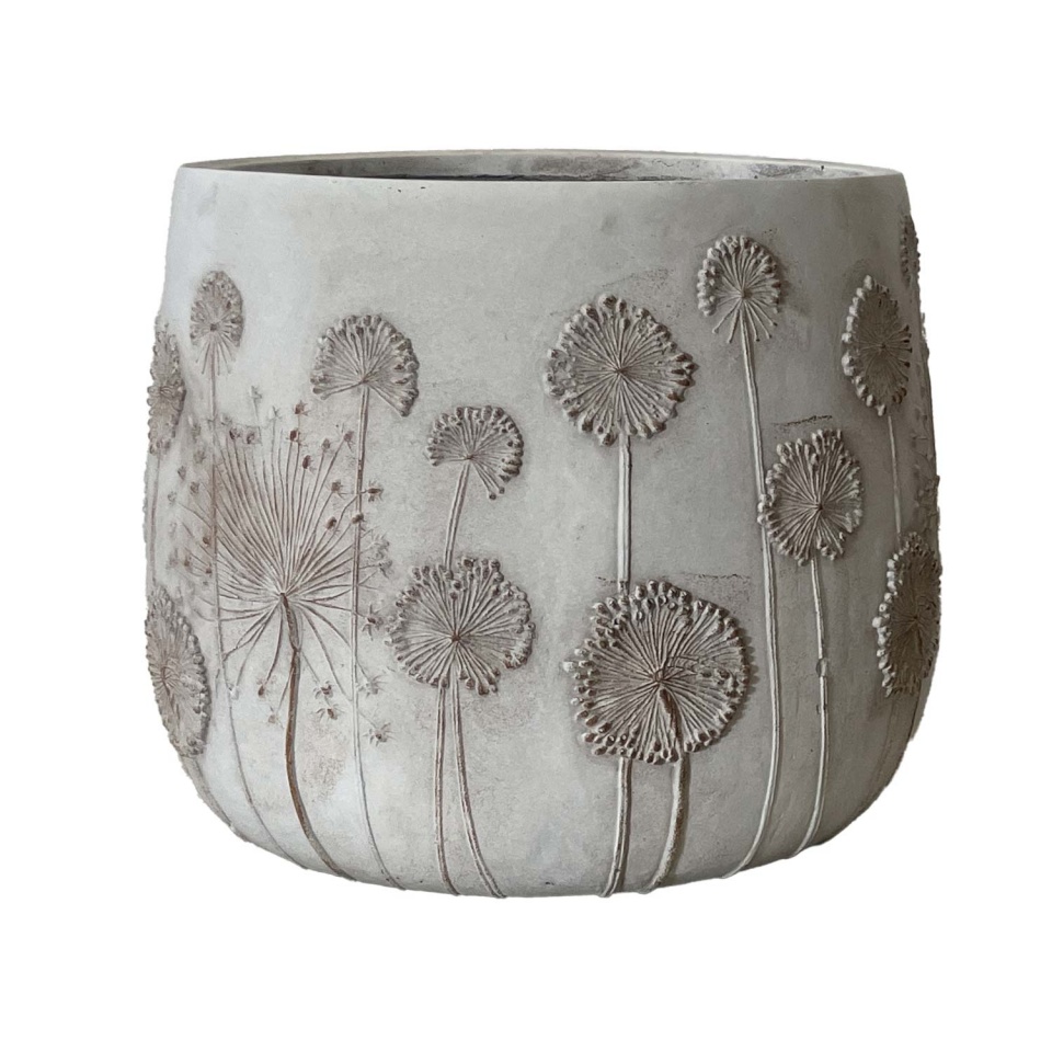 H4Y lillepott SUNNY FLORE D45xH41cm, valge