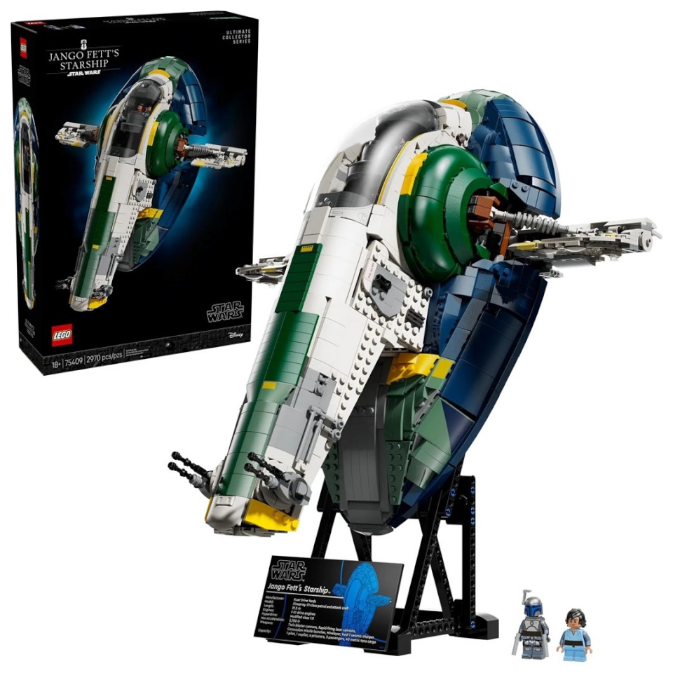 Lego klotsid STAR WARS 75409 Jango Fett's Firespray-Class Starship