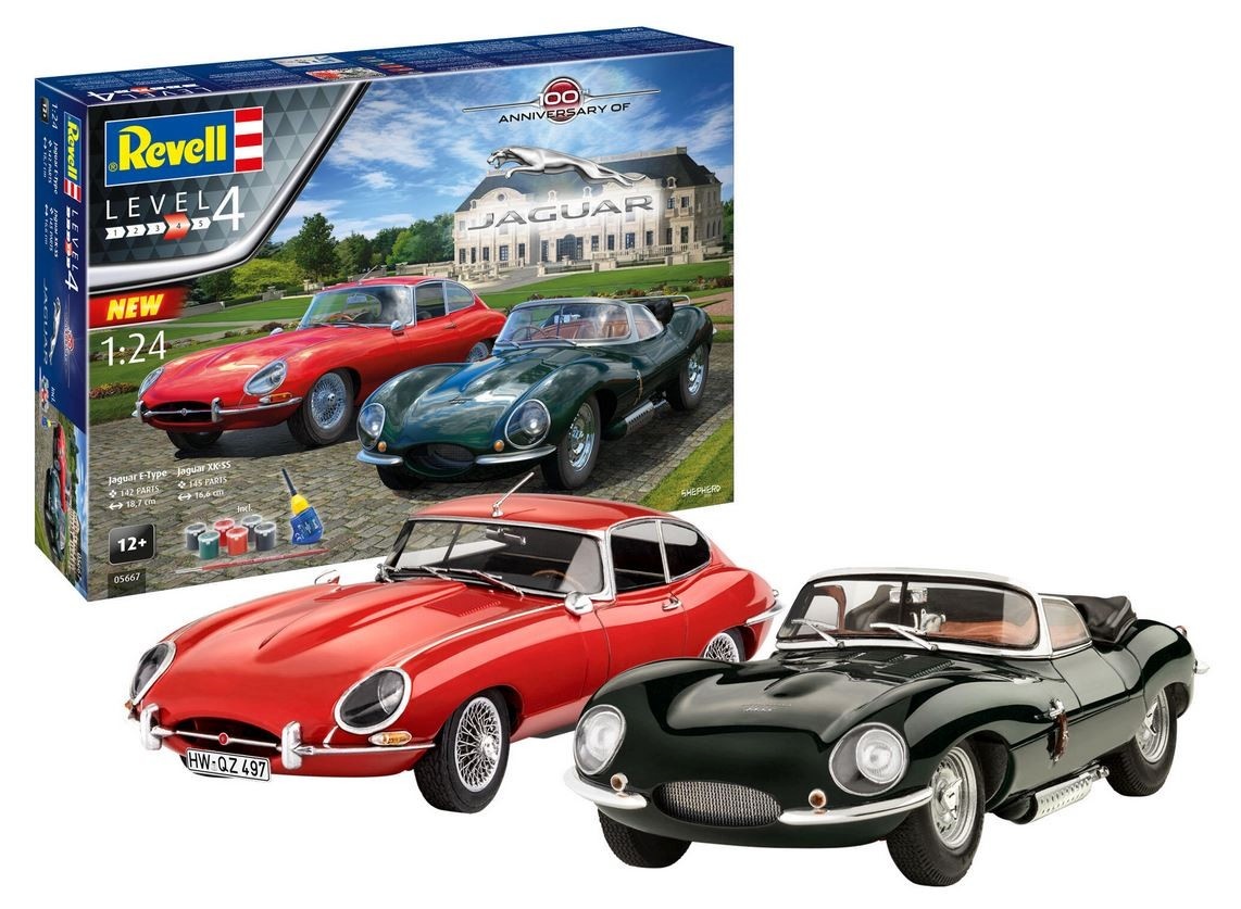 Revell mudel Cars Jaguar 100TH Anniversary 1/24