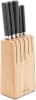 Brabantia kööginugade komplekt Knife Block Plus Knives 5-osaline, Beech Wood