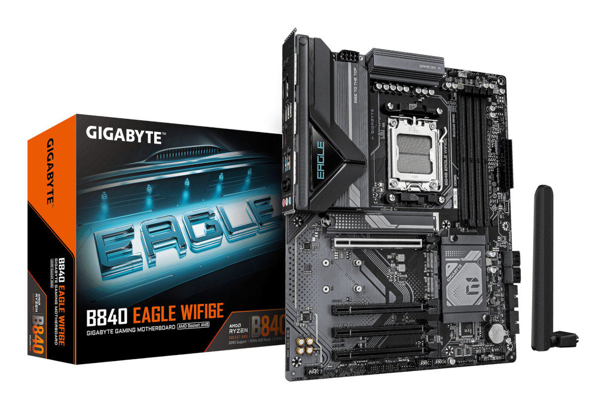 Gigabyte emaplaat B840 EAGLE WIFI6E (B840,AM5,ATX,DDR5)