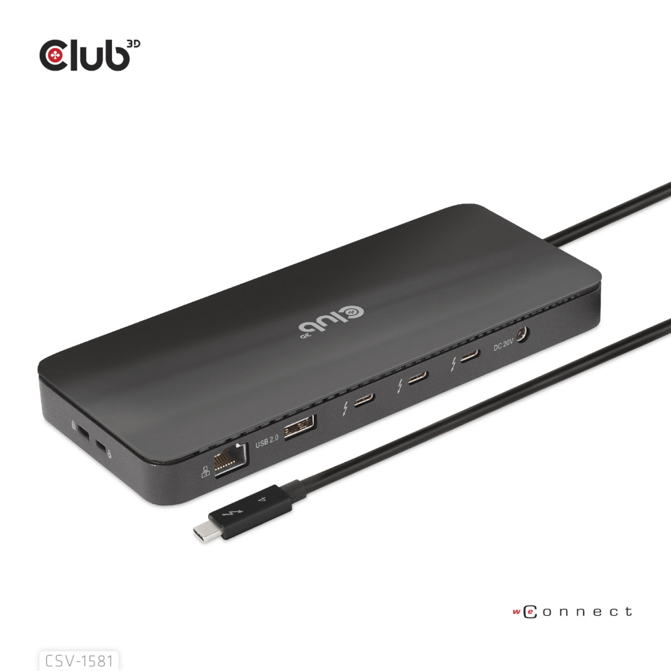 Club3d Nb Acc Docking Station 11in1, thunderbolt