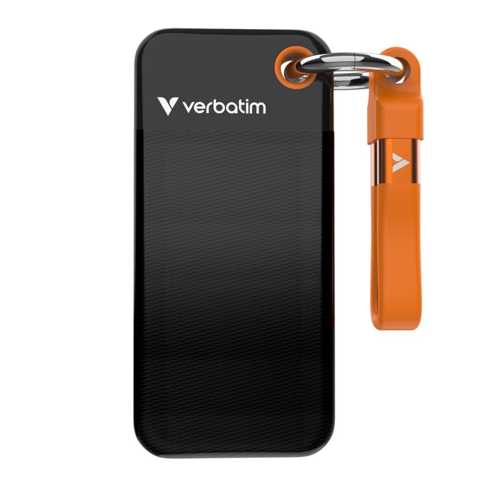 Verbatim kõvaketas Pocket SSD USB 3.2 2TB must/oranž 32197