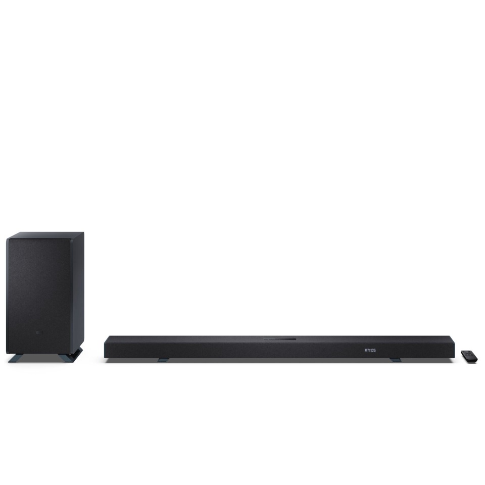 Sharp kõlar HT-SBW55121(BK) Q 5.1.2 Dolby Atmos/ DTS:X Soundbar with Wireless Subwoofer, must |