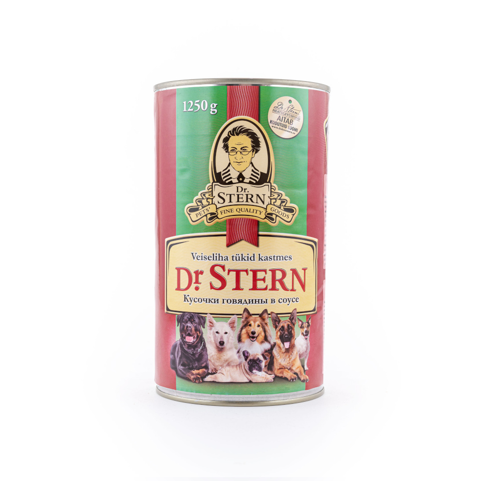 Dr.Stern konserv veiseliha tükid 1250g