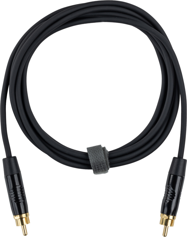Fuj:tech helikaabel RCA - RCA, 3 m, must