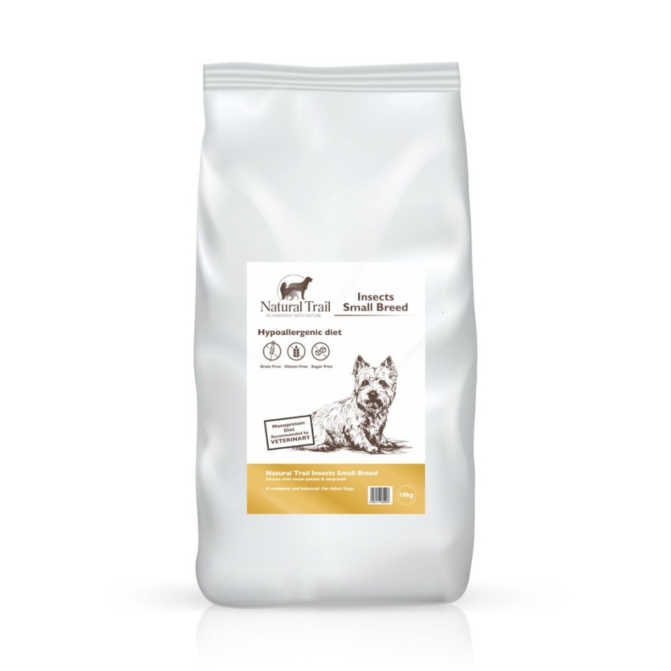 Natural Trail kuivtoit koerale Premium Insects Small Breed, 10kg