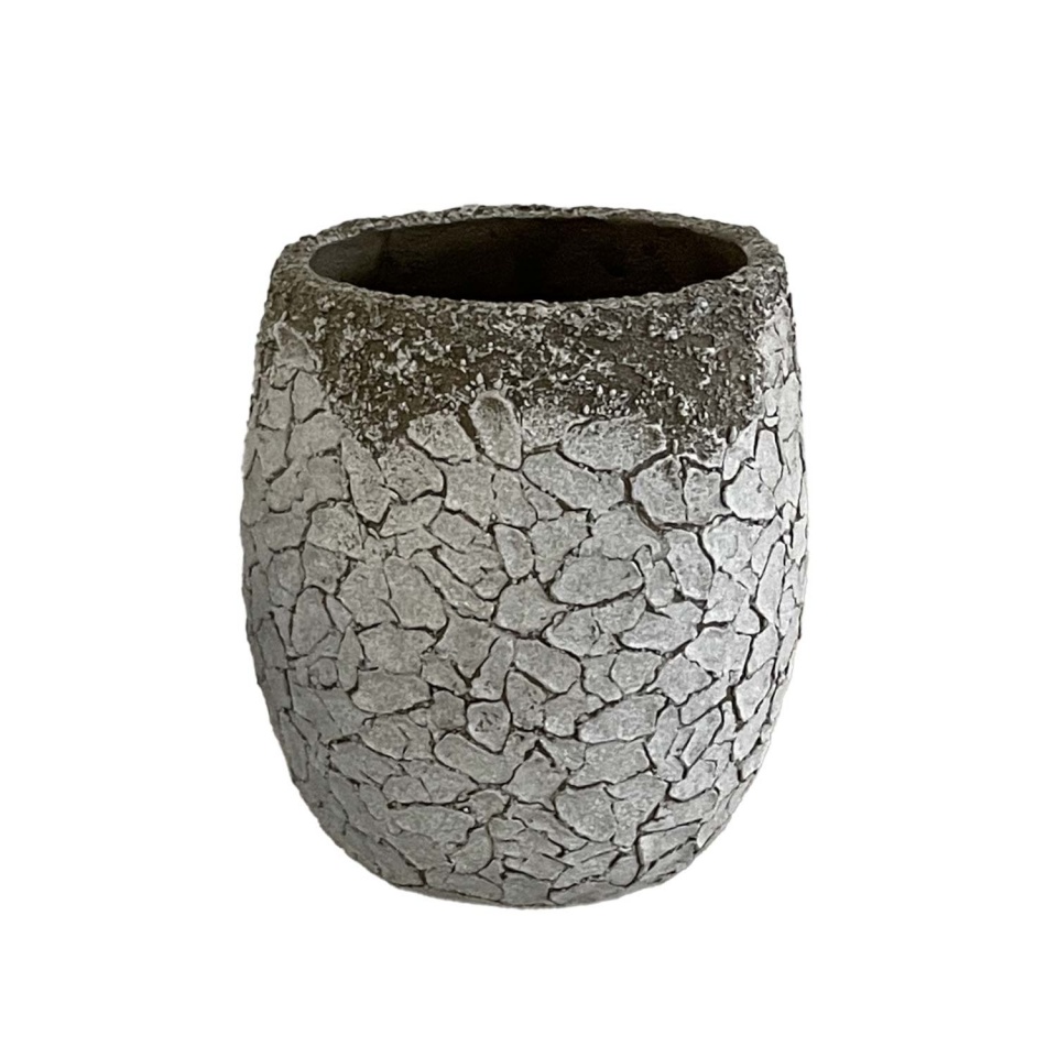 H4Y lillepott SUNNY DESERT D24xH29cm, valge