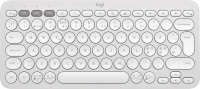 Logitech klaviatuur Pebble Keyboard 2 SWE (W), valge