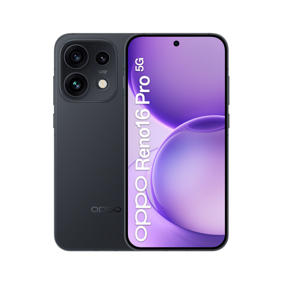 Oppo mobiiltelefon Reno16 Pro 5G (CPH2863) (Starlight must) Dual SIM 6.32“ AMOLED 1216x2640/3.4GHz&3.2GHz&2.2GHz/512GB/12GBRAM/Android16/5G |