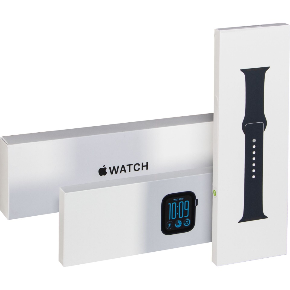 Apple Watch SE 3 44mm GPS Aluminum Sport M/L mitternacht/navyblau