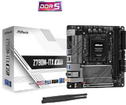 ASRock emaplaat Z790M-ITX WiFi Intel LGA1700 DDR4 ATX, 90-MXBKE0-A0UAYZ