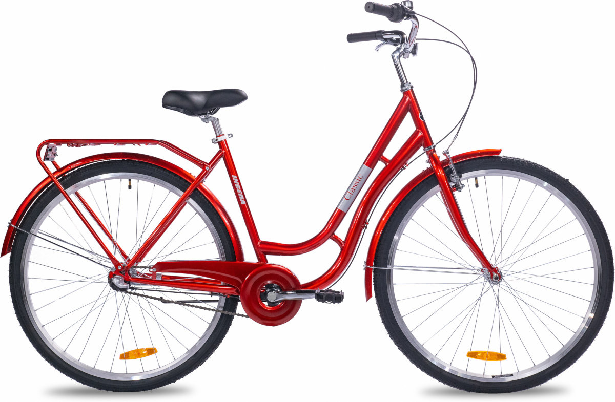 Insera jalgratas Classic 3-v, punane, 50cm