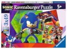 Ravensburger pusle Kinderpuzzle The Abenteuer von Sonic (3x 49-osaline)