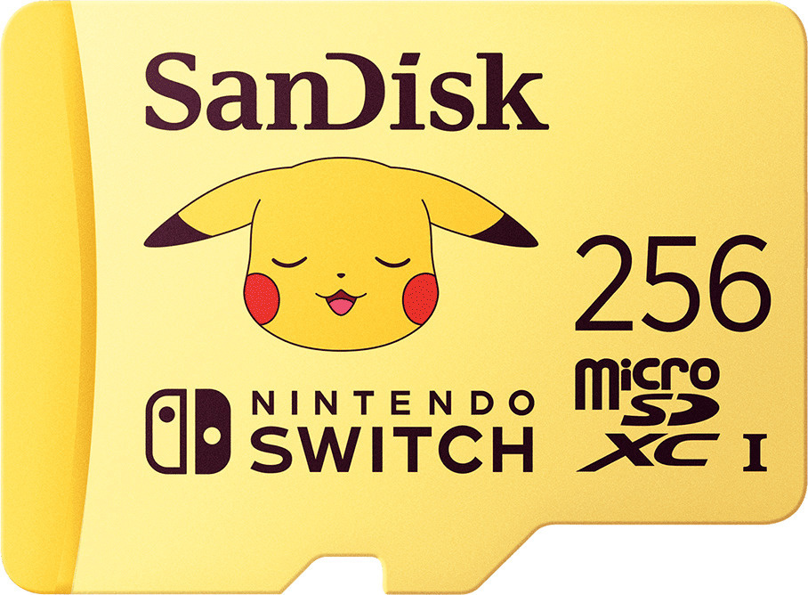 SanDisk mälukaart Pokémon Pikachu microSDXC, 256 GB