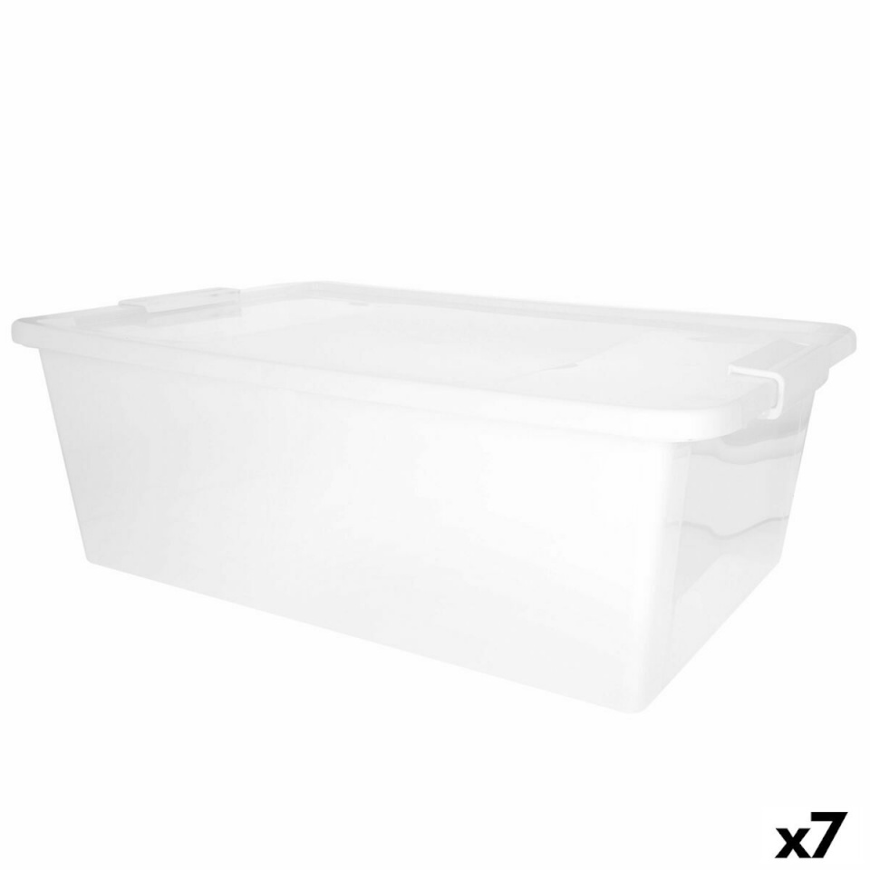 Curver kaanega säilituskarp valge Plastmass 26 L 55x19x35cm (7tk)