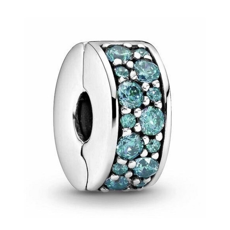 Pandora naiste amulett TEAL PAVE CLIP